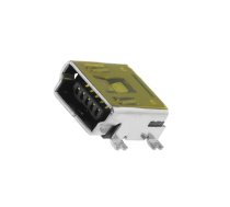 Connector: USB B mini; socket; SMT; PIN: 5; horizontal | UB-M5BR-G14-4S  | UB-M5BR-G14-4S (LF)(SN)(L)