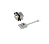 Connector: USB B; socket; MUSB; for panel mounting,screw; THT | MUSB-D111-M1  | MUSB-D111-M1