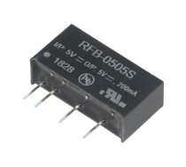 Converter: DC/DC; 1W; Uin: 4.5÷5.5V; Uout: 5VDC; Iout: 200mA; SIP7 | RFB-0505S  | RFB-0505S