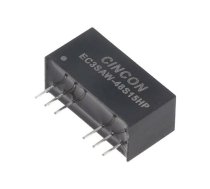 Converter: DC/DC; 3W; Uin: 18÷74VDC; Uout: 15VDC; Iout: 200mA; THT | EC3SAW-48S15HP | EC3SAW-48S15HP