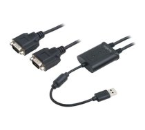 Converter; USB 2.0; D-Sub 9pin plug x2,USB A plug | AU0031  | AU0031