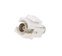 Coupler; socket; BNC socket x2; female x2; straight; 50Ω; Keystone | LOG-NK0019  | NK0019