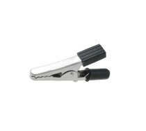 Crocodile clip; 60VDC; black; Grip capac: max.15mm | CRCL11-B