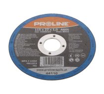 Cutting wheel; Ø: 115mm; Øhole: 22mm; Disc thick: 1mm; steel | PRE-44110  | 44110