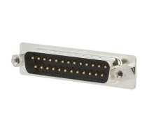 D-Sub; PIN: 25; plug; male; for cable; soldering; black | DB25-SP-J  | DB25-SP-J