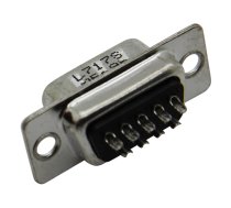 D-Sub; PIN: 9; plug; male; for cable; soldering; Contacts: brass; 5A | L717SDE09P  | L717SDE09P