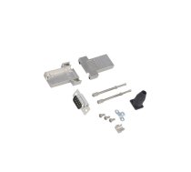 D-Sub; PIN: 9; plug; male; soldering; for cable; black | DTSL09-T-JSRGDMP-K  | 6355-0040-21
