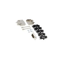 D-Sub; PIN: 9; plug; male; soldering; for cable; black | DTPK-M-09-DMP-K  | 6355-0031-01
