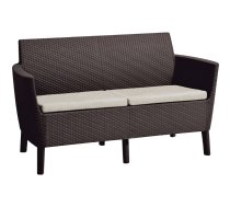 Dārza dīvāns divvietīgs Salemo 2 Seater Sofa brūns | 29209038599  | 8711245158167