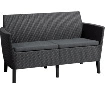 Dārza dīvāns divvietīgs Salemo 2 Seater Sofa pelēks | 29209038939 | 3253921808027