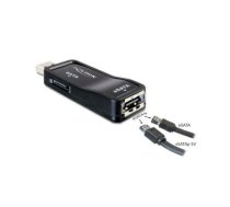Delock Adapter USB 2.0  eSATAp + SATA | 61711