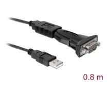 Delock Adapter USB 2.0 Type-A to 1 x Serial RS-232 DB9 | 61460 | 4043619614608 | 61460