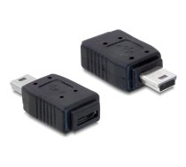 Delock Adapter USB mini male to USB micro-A+B female | 65155 | 4043619651559 | 65155
