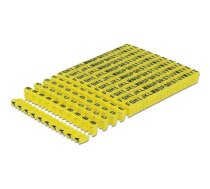 Delock Cable Marker Clips A-Z yellow 260 pieces | 18303 | 4043619183036 | 18303