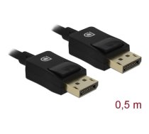 Delock Coaxial DisplayPort cable 8K 60 Hz 0.5 m | 85299 | 4043619852994 | 85299