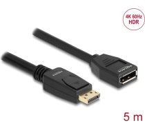 Delock DisplayPort 1.2 extension cable 4K 60 Hz 5 m | 80004 | 4043619800049 | 80004