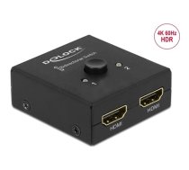 Delock HDMI 2 - 1 Switch bidirectional 4K 60 Hz compact | 64072 | 4043619640720 | 64072
