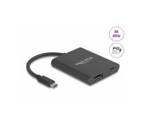 Delock USB Type-C™ Adapter zu DisplayPort (DP Alt Mode) 8K mit HDR und Power Delivery 60 W | 64202