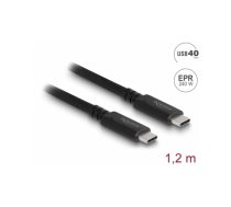Delock USB4™ 40 Gbps Coaxial Cable 1.2 m USB PD 3.1 Extended Power Range 240 W | 80009