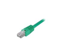 DELTACO F / UTP Cat6 patch kabelis, LSZH, 0.3m, zaļš | 201905141004 | 734000468501 | STP-603G