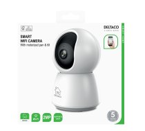DELTACO SMART HOME WiFi kamera ar motorizētu panoramēšanu un slīpumu, divvirzienu audio, | 202202231061  | 733304805454 | SH-IPC06