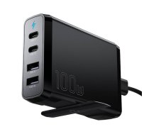 Desktop Charger 2xUSB-C 2xUSB-A 100W Essager GaN (black) | ECT2CA-FLB01-Z  | 6975253973095 | 060131