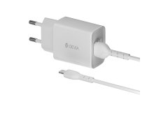 Devia wall charger Smart 2x USB 2,4A white + Lightning cable | RLC-526  | 6938595361395 | RLC-526LIGHT