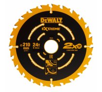 DeWALT Extreme Zāģripa 210x30mm 24T | DT20432-QZ  | 5054905281175