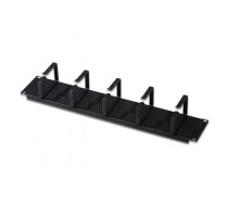 DIGITUS Rangierpanel 2HE 5x Ringe 85x60mm black | DN-19 ORG2USW | 4016032246138 | DN-19 ORG2USW