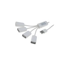 Digitus USB 2.0 Cable Hub, 4-Port 4x USB A/F, 1x USB A male, DC2.5mm (PSU not incl.) DA-70216 | DA-70216  | 4016032284062