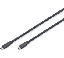 Digitus USB silicone cable, USB 10Gbps, 0.5m, black | AK-300342-005-S | 4016032496069 | 504110
