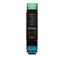 DIN Rail Smart Switch Pro 2PM ar jaudas mērīšanu, 2 kanāli Shelly | RPI36101