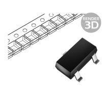 Diode: Zener; 0.3W; 16V; SMD; reel,tape; SOT23; single diode | BZX84B16-DIO  | BZX84B16