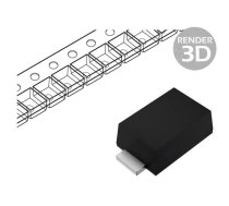 Diode: Zener; 0.5W; 2.4V; SMD; reel,tape; SOD123F; single diode | BZT52B2V4-DIO  | BZT52B2V4