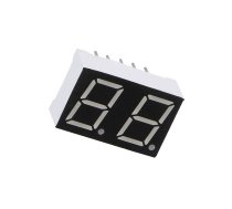 Display: LED; 7-segment; 10mm; 0.39"; No.char: 2; red; 30mcd; cathode | OPD-D3911LR-BW  | OPD-D3911LR-BW