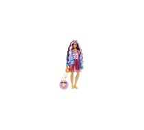 Doll Barbie Extra Sports dress | Black and pink hair | HDJ46  | 0194735024438 | HDJ46