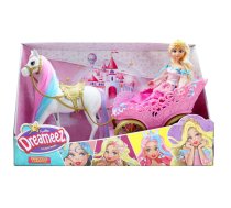 DREAMEEZ Rotaļu komplekts Princese ar zirgu un karieti | 81011F  | 884978810119