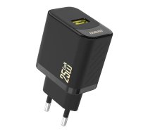 Dudao A27S tīkla lādētājs | 25W | GaN | USB-A | melns | A27S-WHITE | 6976625334360 | 85044030