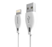 Dudao USB | Lightning data charging cable 2.4A 1m white (L4L 1m white) | Dudao Cable L4L (Lightning) 1M  | 6970379614662 | Dudao Cable L4L (Lightning) 1M