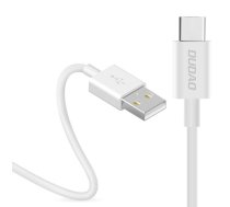 Dudao USB | USB Type C data charging cable 3A 1m white (L1T white) | Dudao Cable L1T (Type-c)  | 6970379613641 | Dudao Cable L1T (Type-c)