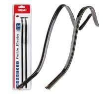 AMiO Elastīgas LED sānu lentes, baltas 2x30cm, 12V (04575) | 04575