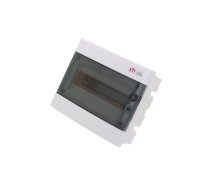 Enclosure: for modular components; IP40; plaster embedded; white | ETI-ECM12PT  | ECM12PT