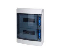 Enclosure: for modular components; IP65; white; No.of mod: 24 | IKA-2/24-ST-OT  | 174207