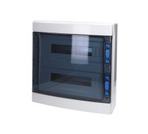 Enclosure: for modular components; IP65; white; No.of mod: 36 | IKA-2/36-ST-OT  | 174210