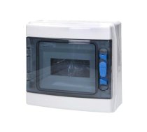 Enclosure: for modular components; IP65; white; No.of mod: 8; ABS | IKA-1/8-ST  | 174196