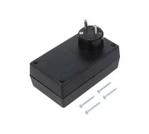 Enclosure: for power supplies; X: 71mm; Y: 120mm; Z: 45mm; ABS; black | Z30-ABS  | Z30 ABS