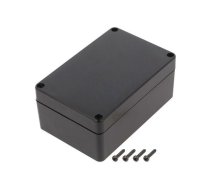 Enclosure: multipurpose; X: 70mm; Y: 105mm; Z: 45mm; ABS; black; IP65 | KM-275BK  | KM-275BK