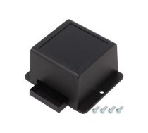 Enclosure: multipurpose; X: 78mm; Y: 82mm; Z: 45mm; ABS; black | PP091N  | PP091N-S