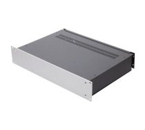 Enclosure: rack mounting; 2U; black; Enclos.mat: steel; rack; 19" | RACK-2.18  | RACK-2.18