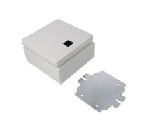 Enclosure: wall mounting; X: 150mm; Y: 150mm; Z: 80mm; E-BOX KX; IP66 | RITTAL-1551000  | 1551.000